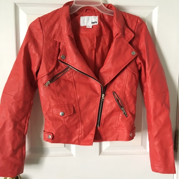 Red Leather Jacket - Picture 1 of 2